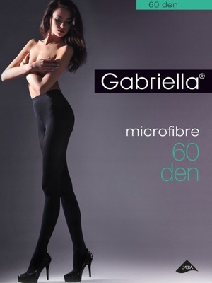 Rajstopy Gabriella Microfibre 60 DEN Nero r. 2