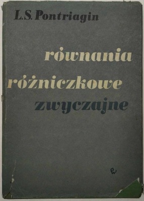 Równania różniczkowe zwyczajne L.S. Pontriagin