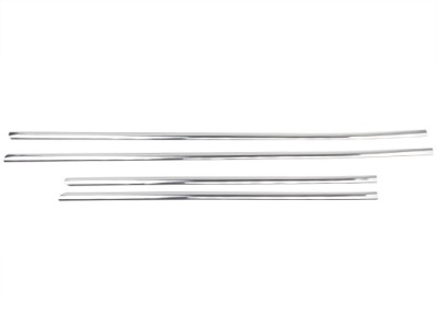 Audi q2, q3, q5, q7, q8 , tt, r8 - комплект хром хромовані накладки бічний фото №1