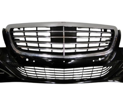 Mercedes решітка радіатора решітка радіатора радар камера ніч вид s klasa 222 w222 przed liftem фото №1