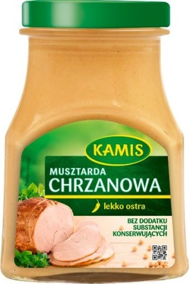KAMIS MUSZTARDA CHRZANOWA 185 G