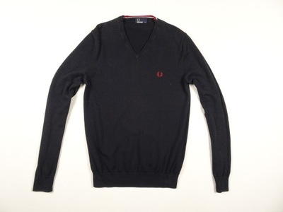 Fred Perry Sweter Merino Wool Wełna M