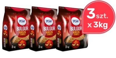 KASZA BULGUR Z VERMICELLI LA CHEF 9 KG (3X3KG)