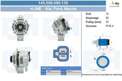 BV PSH 145.506.090.130 ALTERNADOR  