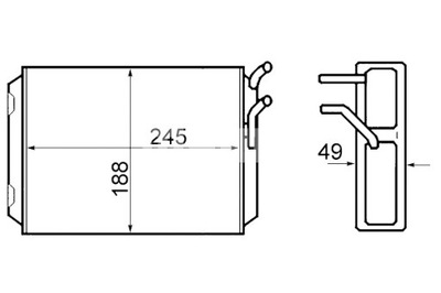 MAHLE ОБОГРЕВАТЕЛЬ VOLVO 740 760 780 940 940 II 960 960 II S90 I V90 I фото