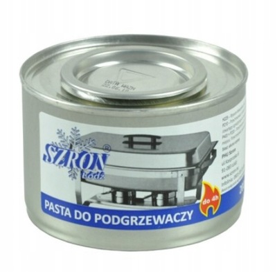 PASTA PALIWO ŻELOWE DO PODGRZEWACZY GASTRONOMICZNYCH 200 g