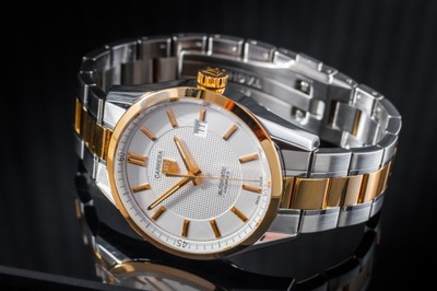 TAG HEUER CARRERA CALIBRE 5 AUTOMATIC SS|18K GOLD 39MM/ETUI+DOK.