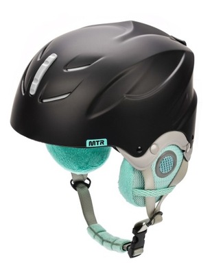 Kask narciarski meteor lumi M Mint/black