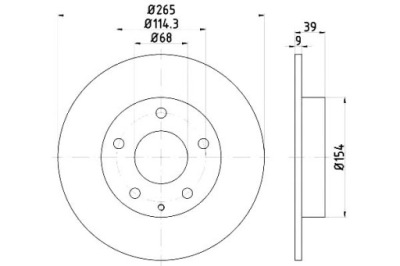 Hella тормозные диски тормозные 2szt mazda 3 1.5 bm фото №1