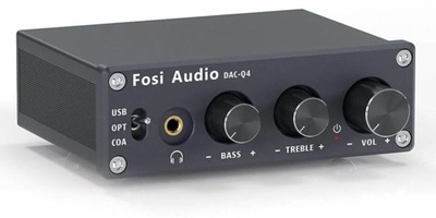 Fosi Audio Q4 (Czarny) - DAC/AMP