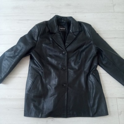 Leather wear XL/ XXL elegancka miękka skórzana kurtka