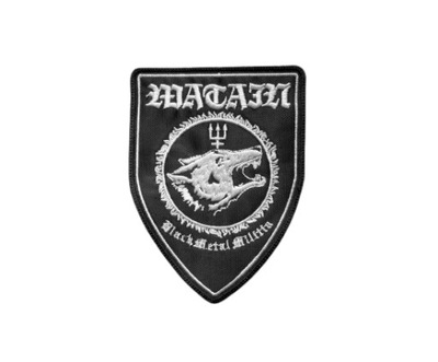 Naszywka haftowana WATAIN - Black Metal Militia Shield