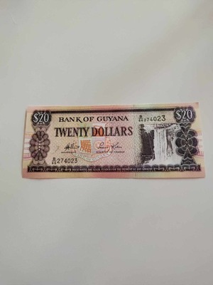 Gujana - 20 Dolarów - UNC