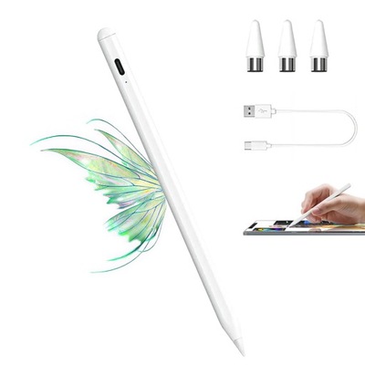 RYSIK STYLUS PENCIL POJEMNOŚCIOWY MAGNETYCZNY USB DO APPLE IPAD LENOVO