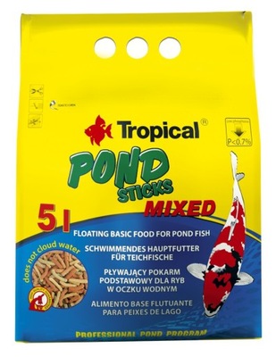 Tropical Pond pellet mix 5l/650g worek