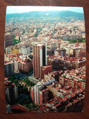 HISZPANIA BARCELONA panorama widok miasta