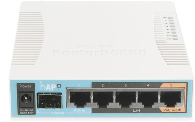 ACCESS POINT MikroTik RB962UiGS-5HacT2HnT 720MHz CPU 128MB RAM 5x Gigabit