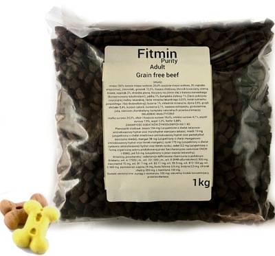 Fitmin Purity Adult Grain Free Beef 1kg na wagę