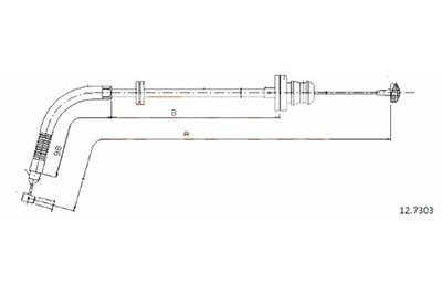 COFLE CABLE GAS COFLE 12.7303 LANCIA  