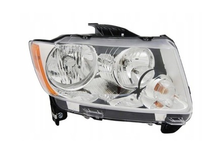 Jeep compass patriot 2011-2013 фара лампа перед левая фото №1