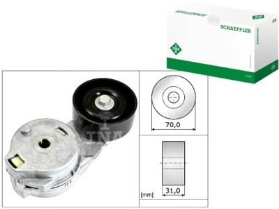 Ina ролик натяжителя ремень клиновой 062145299a cr4 фото №1