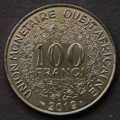 Afryka Zachodnia - 100 franków 2019
