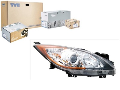 Фара p mazda 3 bl 12.08-09.13 tyc фото №1