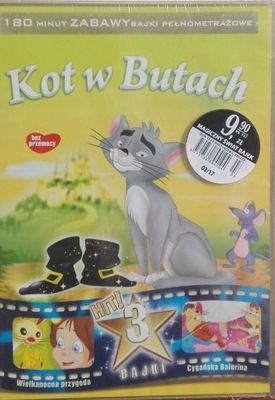 Kot w butach Bajka DVD język PL