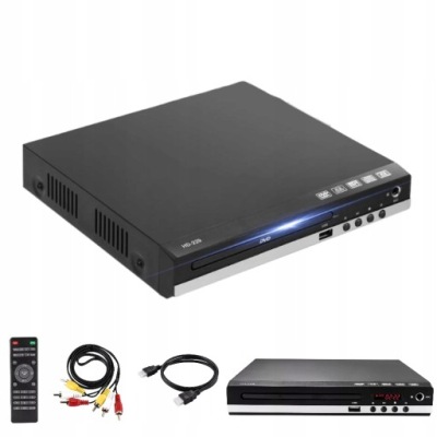 ODTWARZACZ DVD Z WYJŚCIEM HDMI/AV USB 1080P ODTWARZACZ PŁYT HD