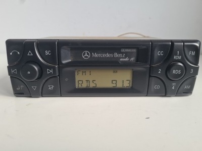 RADIO BECKER W124 190 W202 W210 SLK CLK W140 W208 R129 R170 MERCEDES CÓDIGO  