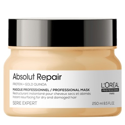 Loreal Absolut Repair Gold regenerująca maska włosy zniszczone 250ml