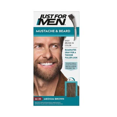 Just For Men odsiwiacz do brody M35 średni brąz