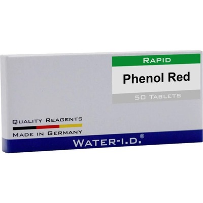 Tabletki Water ID 50 Tabletten Phenol Rot für Flex