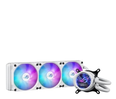 Chłodzenie wodne ASUS ROG STRIX LC III 360 ARGB LCD White 3x120mm