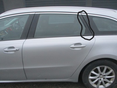 Дверь задняя левая левый peugeot 508 i sw kombi 10-13 ezrc фото №1