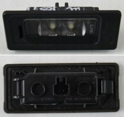 Vw touran ii 13 r лампа номерного знака регистрационный фото №1