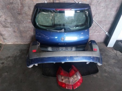 Kompletny задня кришка багажника бампер лампа права ліва megane scenic ii фото №1