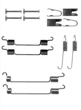 SPRĘŻYNKI DO КОЛОДОК HAM. TOYOTA CARINA E 96-97