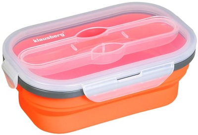 Lunchbox silikonowy 800ml KLAUSBERG KB-7022 POMAR