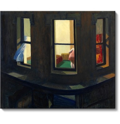 Edward Hopper, Night Windows, 100x85 cm
