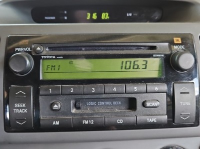Радіо заводський toyota camry vi xv30 01-06 86120-aa050 радіопрогравач фото №1