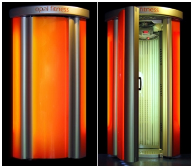 Solarium stojące Opal Fitness