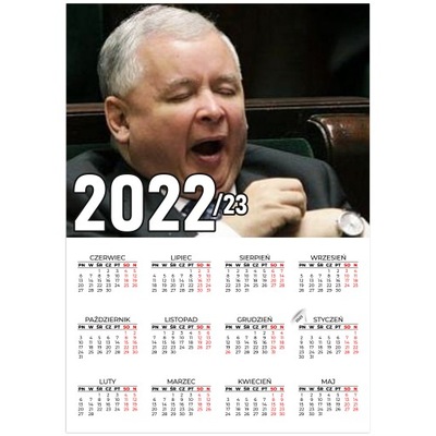 Kalendarz plakatowy Lock-Tel A3 na rok 2022/23