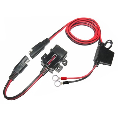 MOTOPOWER MP0609A 3.1Amp Waterproof Motorcycle USB Charger Sae to Ad~13295