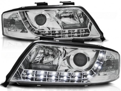 Фонари audi a6 c5 97-01r daylight хром led фото №1