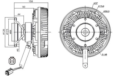 NISSENS SANKABA VENTILIATORIAUS AUŠINTUVO SCANIA P G R T 