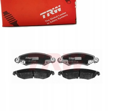 Trw gdb1420 набор тормозных колодок тормозных, тормоза дисковые фото №1