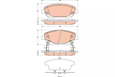 КОЛОДКИ HAM. TOYOTA P. AVENSIS- VERSO 10-