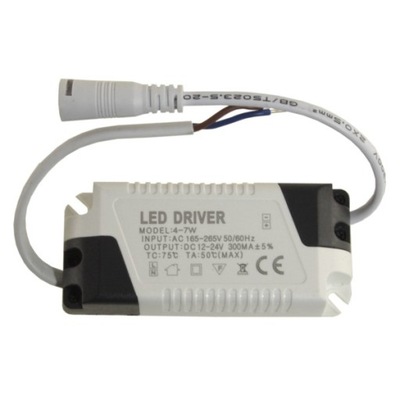 Zasilacz CC Korton 4-7W LED driver 12-24V 300mA