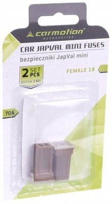 Предохранители japval mini 70a female 18 kostkowy x2 фото №1